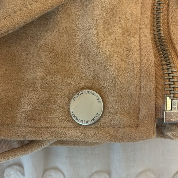 Brown Suede Zip Up Jacket - Picture 3 of 8